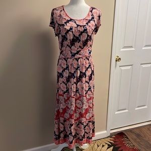 Knox Rose Floral Tiered Dress-Size M
